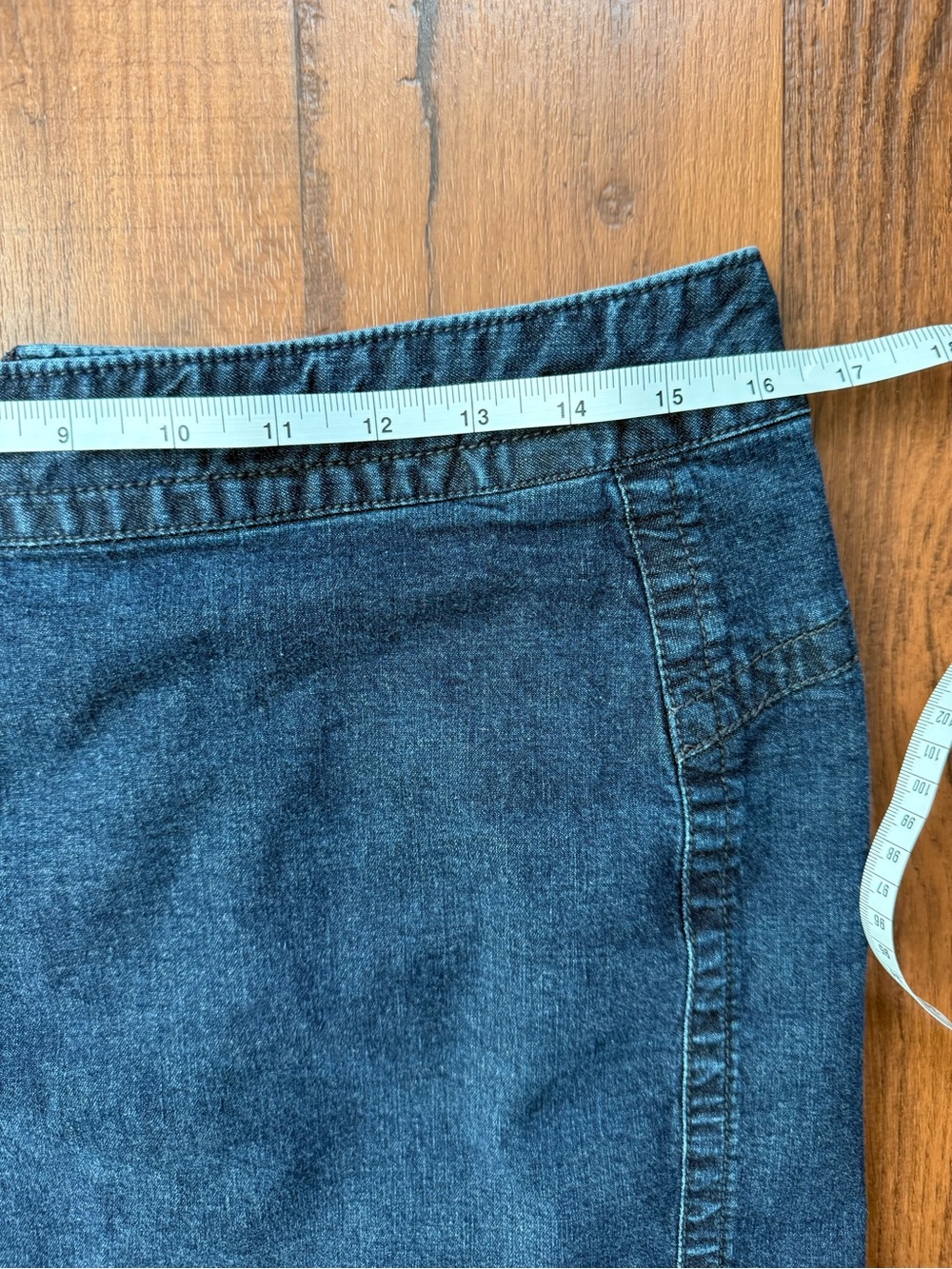 Converse Dark Blue Denim Skirt - Picture 3 of 6